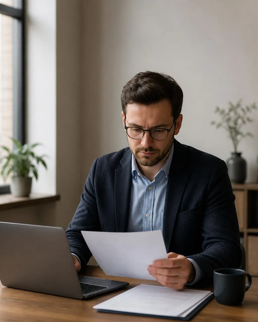 A insurance brokerage and consulting employee at work in New York