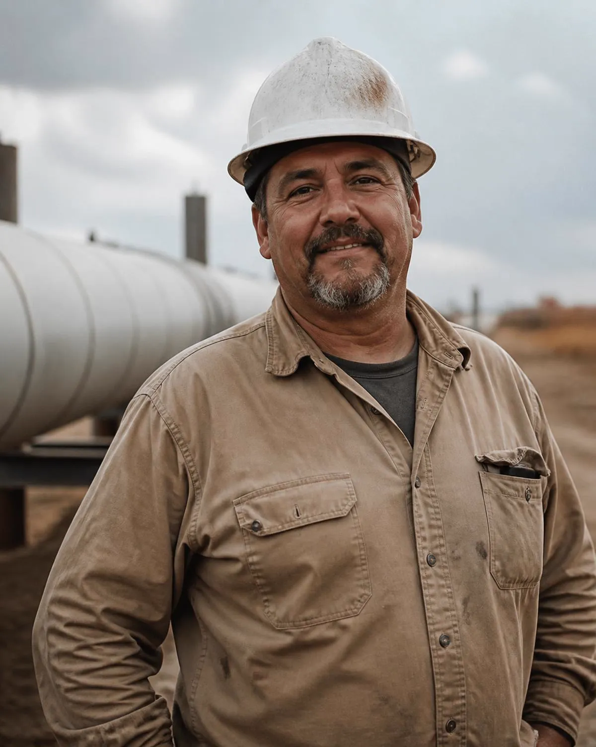 A natural gas pipeline employee at work in Kentucky